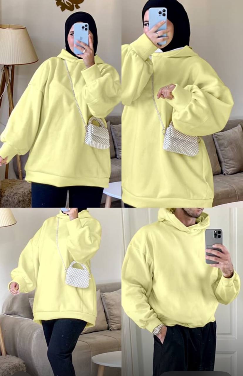 قبية نسائية أوفر سايز مبطنة – ستايل تركي أنيق وراحة كاملة